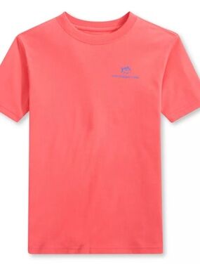 SOUTHERN TIDE SUNSET T SHIRT! Coral red! L